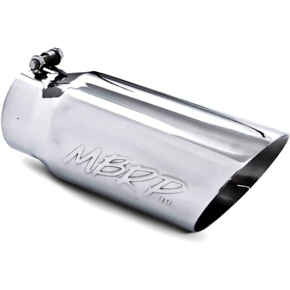 T5053 Pro Series Exhaust Tip - Polished, Stainless Steel, Single, Universal, Sold Individually