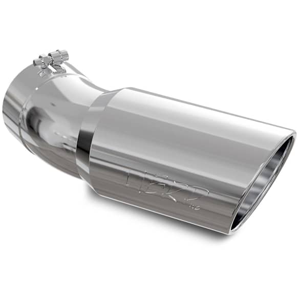 T5154 Pro Series Exhaust Tip - Polished, Stainless Steel, Single, Direct Fit, Sold Individually