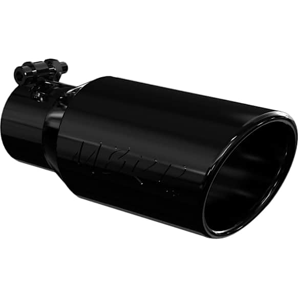 T5157BLK Exhaust Tip - Black, Aluminized Steel, Universal, Sold Individually