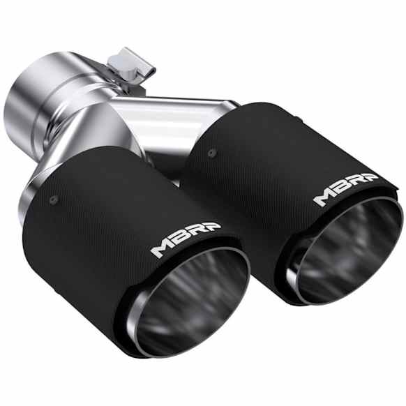 T5171CF Exhaust Tip - Carbon Fiber, Carbon Fiber, Dual, Universal, Sold Individually