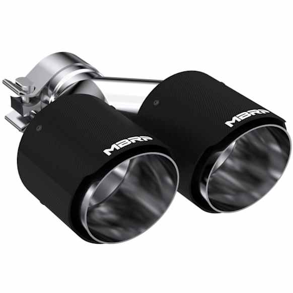 T5178CF Exhaust Tip - Carbon Fiber, Carbon Fiber, Dual, Universal, Sold Individually