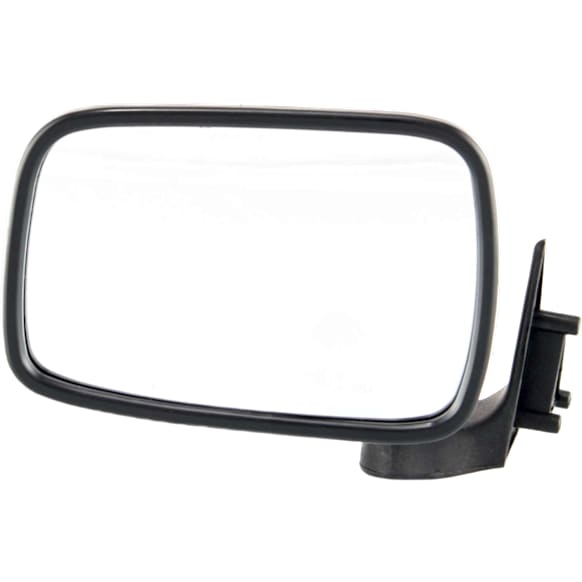Driver Side Mirror, Manual Adjust, Manual Folding, Non-Heated, Chrome, No Signal Light, No Memory, No Puddle Light, No Auto-Dimming, No Blind Spot Feature