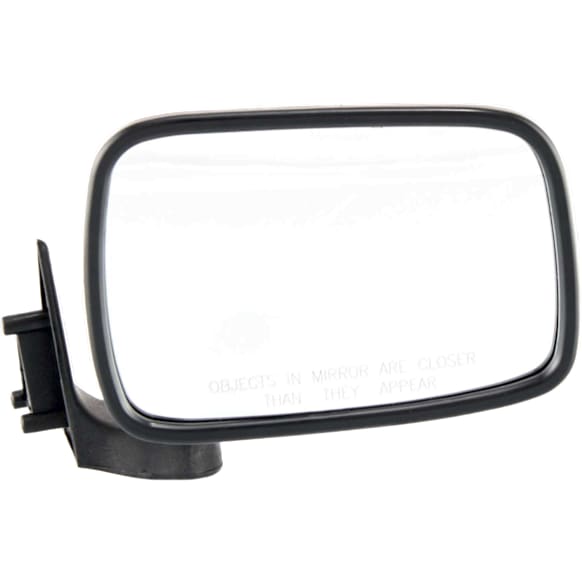 Passenger Side Mirror, Manual Adjust, Manual Folding, Non-Heated, Chrome, No Signal Light, No Memory, No Puddle Light, No Auto-Dimming, No Blind Spot Feature