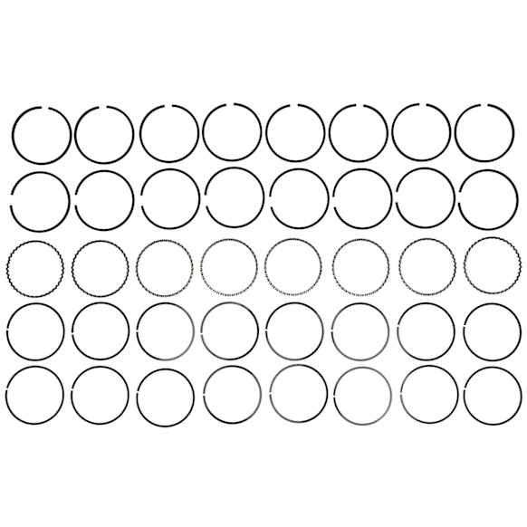 41276 OE Replacement Series Piston Ring Set - Direct Fit, Set