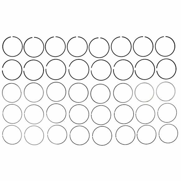 2007 GMC Sierra 3500 Classic - Piston Ring Set, 6.0L 8Cyl, Ring Type UCR:RF-13PF, Size 0.020in