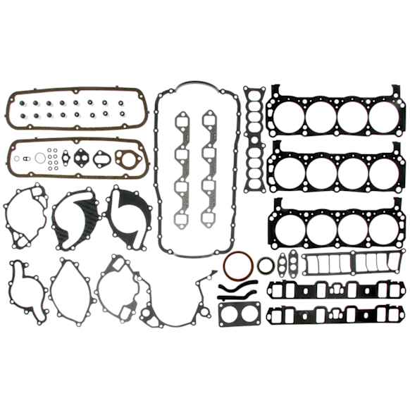 1995 Ford F-150 - Engine Gasket Set, Overhaul, 8 Cyl 5.0L, Contains 1 Piece Molded Rubber Oil Pan Gasket, Cylinder Head Bolts Not Included