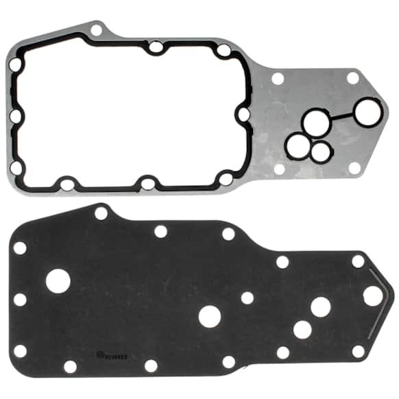 1990 Dodge D350 - Oil Cooler Gasket Set, Steel Wiith Edge Molded Rubber, Set of 2, OE Replacement Series