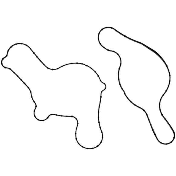 2015 Mazda CX-9 - Water Pump Gasket - Direct Fit, Set of 2