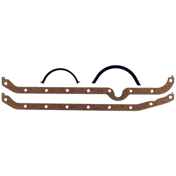 1980 Pontiac Grand Am - Oil Pan Gasket, 8 Cyl 5.0L, Cork with Metal Carrier
