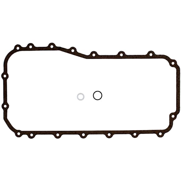 1991 Dodge Dynasty - Oil Pan Gasket, 6 Cyl 3.3L, Cork with Metal Carrier