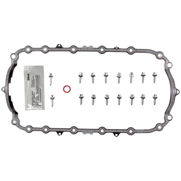 OS32486 Oil Pan Gasket - Rubber, Direct Fit, Set of 19