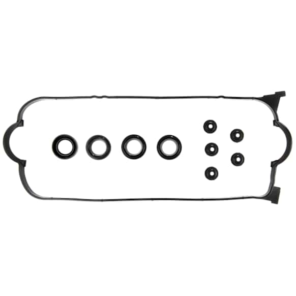 1995 Honda Civic del Sol - Valve Cover Gasket, Molded Rubber, Includes Grommets & Spark Plug Tube Seals, 4 Cyl 1.6L