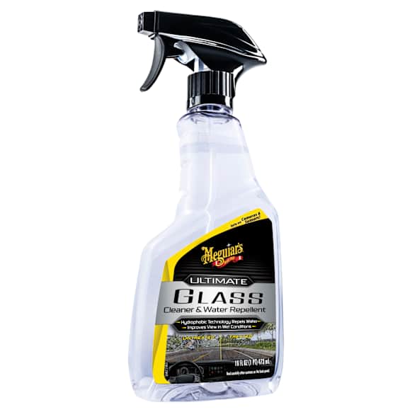 G240416 Ultimate Glass Cleaner & Water Repellent - Premium Glass and Window Cleaner for Quick Cleaning with Hydrophobic Technology that Acts as a Rain Repellent Improving Visibility in Rain - 16oz