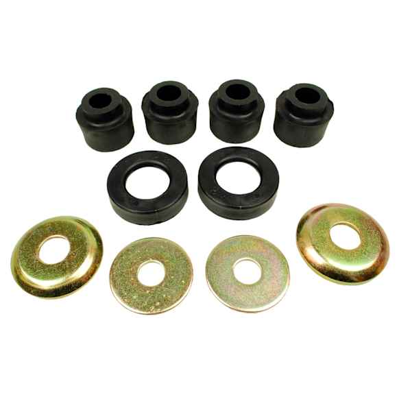 1980 Ford E-100 Econoline - Radius Arm Bushing - Black, Rubber, Direct Fit, Set of 4