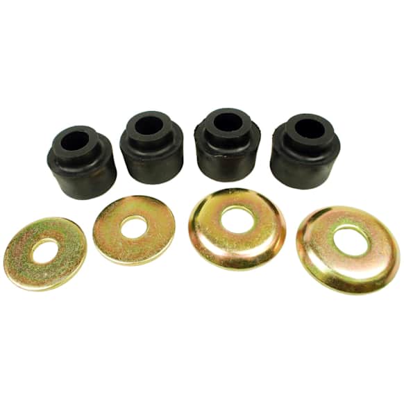 GK8146 Radius Arm Bushing - Black, Rubber, Direct Fit, Set of 4