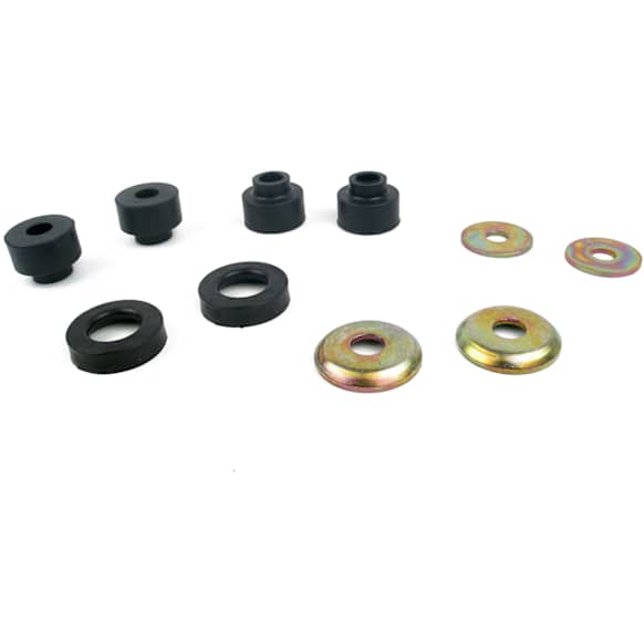 MK8181 Radius Arm Bushing - Black, Rubber, Direct Fit, Set of 2