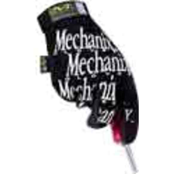 MG05010 Gloves - Black, Synthetic leather, Large