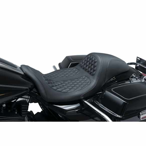 75947 08-21 Harley Electra Glide,Rd Glide,Rd King ,Str Glide Hightail Fastback 1PC Seat - Black