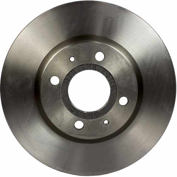 BRR306 Front, Driver or Passenger Side Brake Disc, Plain Surface, FWD
