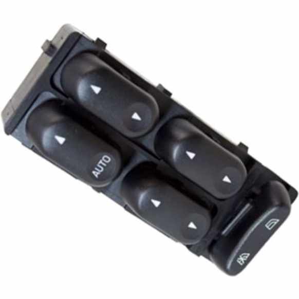 2005 Ford F-450 Super Duty - Front, Driver Side Window Switch, Cab & Chassis - Long Conventional, Black, Motorcraft OE Replacement