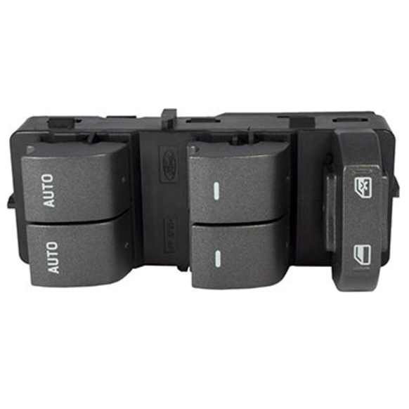 2013 Ford Edge - Front, Driver Side Window Switch, Double, Alloy Metallic, Black, Motorcraft OE Replacement