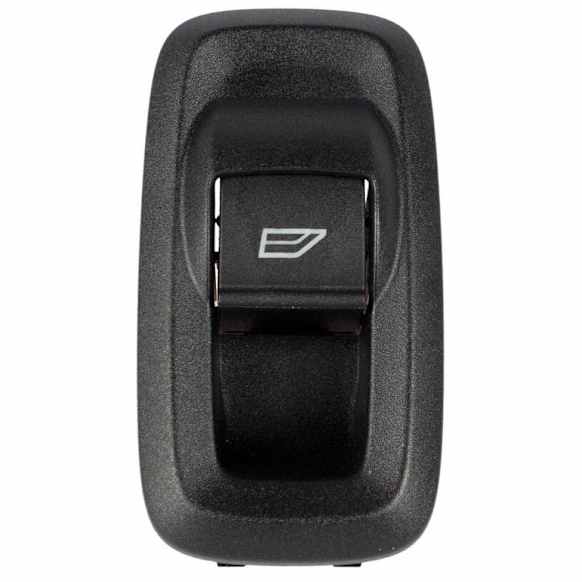 2016 Ford Fiesta - Front, Passenger Side Window Switch, Single, One Touch Up/Down, Black