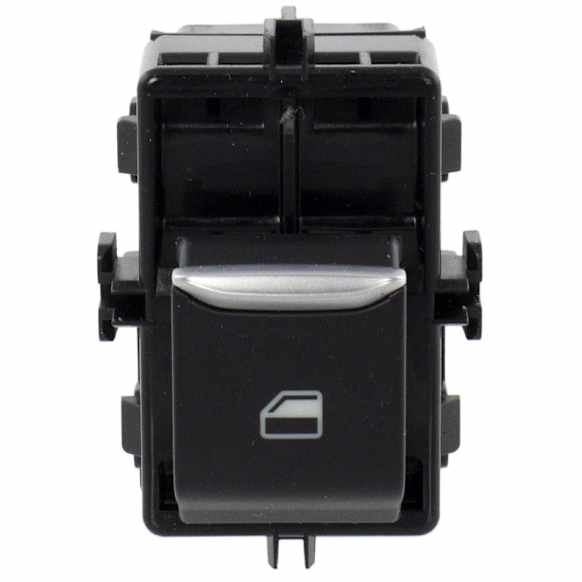 SW-8446 Front, Driver or Passenger Side Window Switch, Black