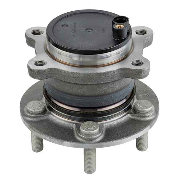 512525 Rear, Driver or Passenger Side Wheel Hub, 5 Lugs, With Bearing, Problem Solver Series