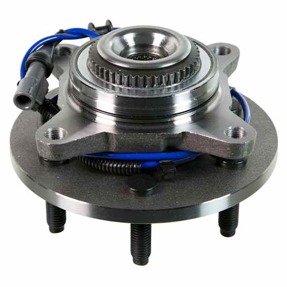 515046 Front, Driver or Passenger Side Wheel Hub, 6 Lugs, With Bearing, 4WD, Problem Solver Series