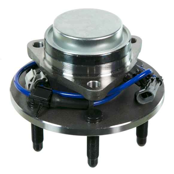 515054 Front, Driver or Passenger Side Wheel Hub, 6 Lugs, With Bearing, RWD, Problem Solver Series
