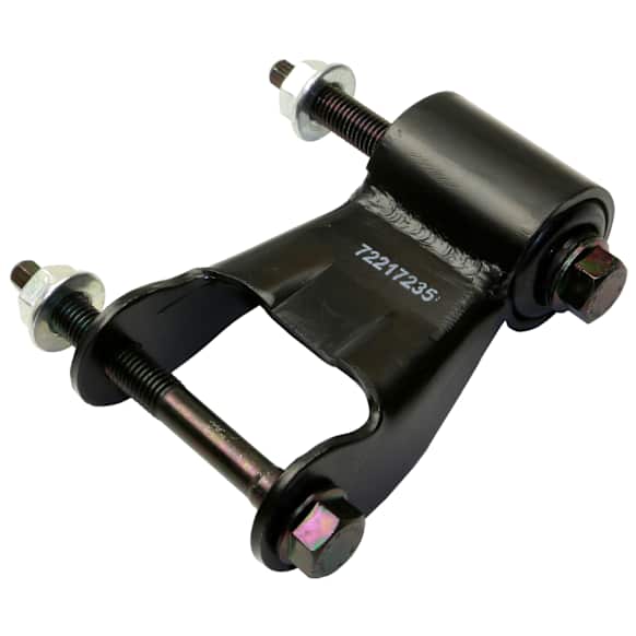 Moog® K150408 Leaf Spring Shackles and Hangers - Black, Direct Fit ...