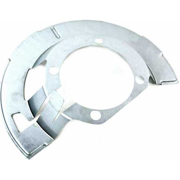 05015128AA Front, Passenger Side Brake Dust Shields Chrome, Steel