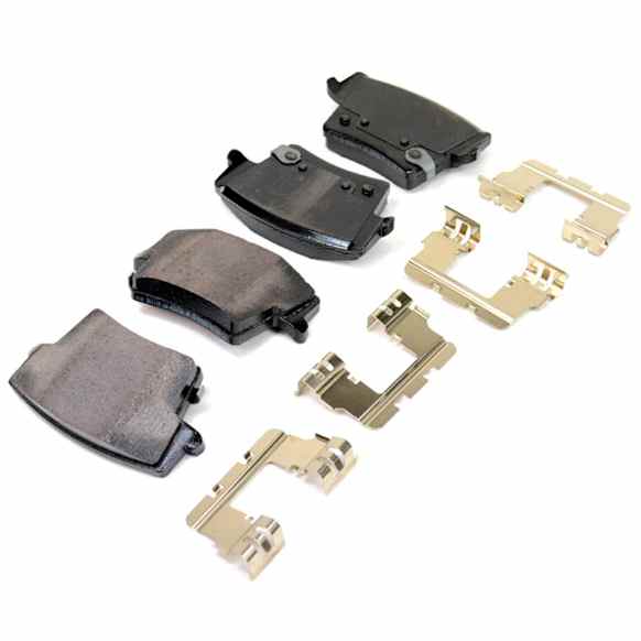 2015 Dodge Charger - Rear Semi-metallic Brake Pad Set, 5.7L 8Cyl, Eng. VIN: T, With 320mm dia. Rotors; Vented Rotors; With Performance Brakes; Except Police Package; Replaces #05142561AB