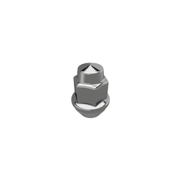 06036747AA OE Replacement Series Lug Nut - Chrome, Steel, Direct Fit, Sold individually