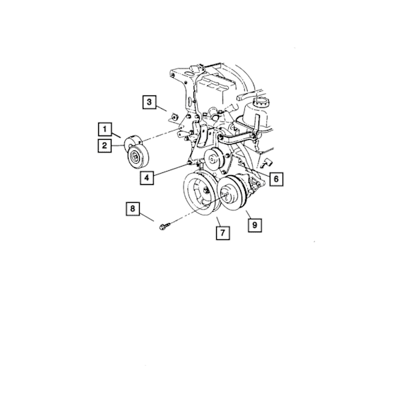 06502058 Alternator Adjusting Bolt