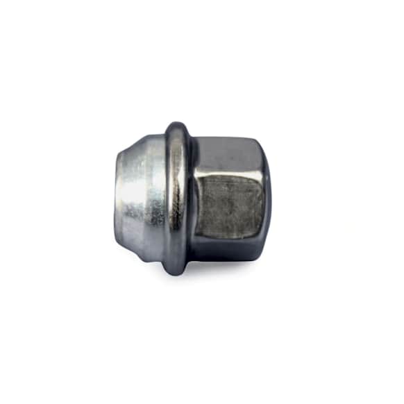 06509873AA OE Replacement Series Lug Nut - Chrome, Steel, Direct Fit, Sold individually