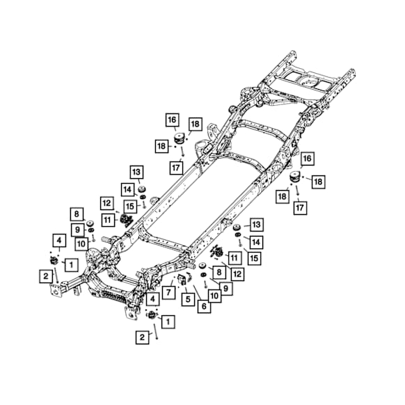 06512988AA Bolt - Direct Fit, Sold individually