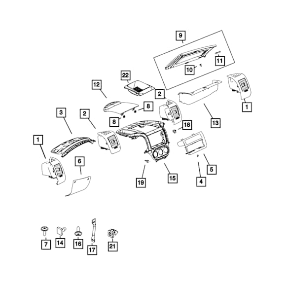 1YB30JXWAA Fuse Box Cover - Direct Fit
