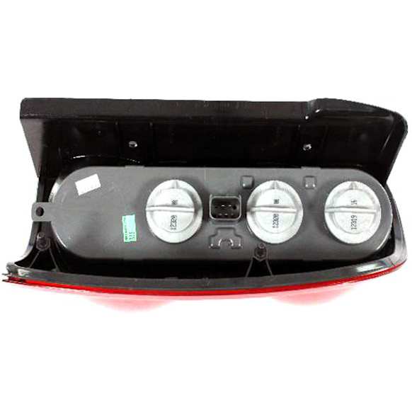 55155829AH Driver Side LED Tail Light, Without bulb(s), Clear & Red Lens, OE Replacement Series