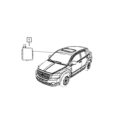 56044968AB Door Control Module