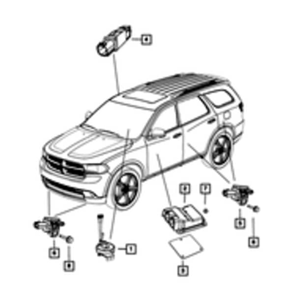 56054076AD Direct Fit Air Bag Occupant Sensor Bracket, Sold Individually