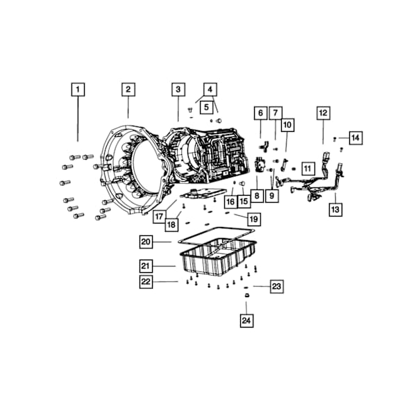 68019660AA Direct Fit Transfer Case Debris Magnet, Sold Individually