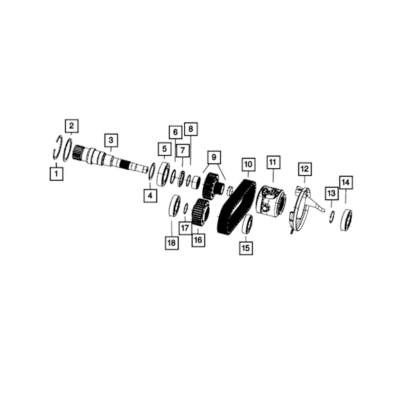 68087900AA Transfer Case Chain