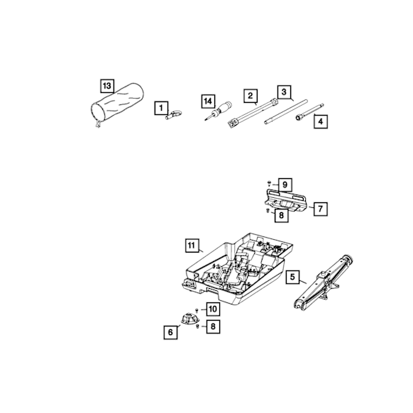 2015 Ram ProMaster 1500 - Spare Tire Hold-Down