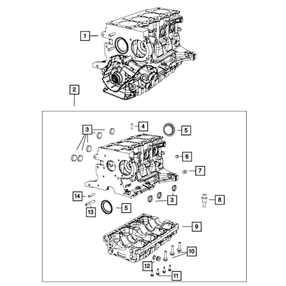 68145984AA Direct Fit Automatic Transmission Case Plug, Sold Individually