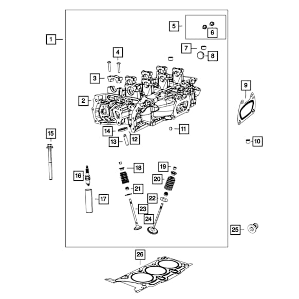 68154699AA Cylinder Head Bolt