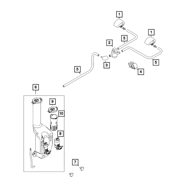 68163130AA Washer Check Valve