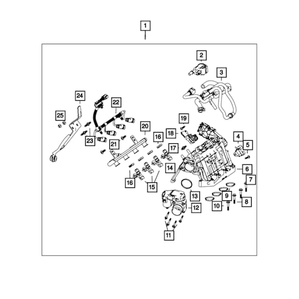 68171962AA Bolt - Sold individually