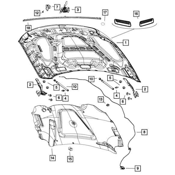68185697AA Mounting Tape - Direct Fit, Sold individually