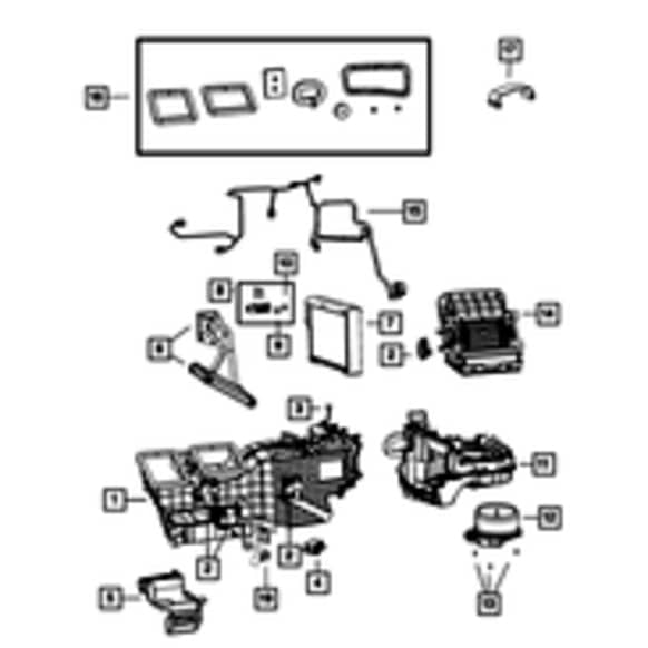 68197458AC Direct Fit Air Distribution Case, Sold Individually